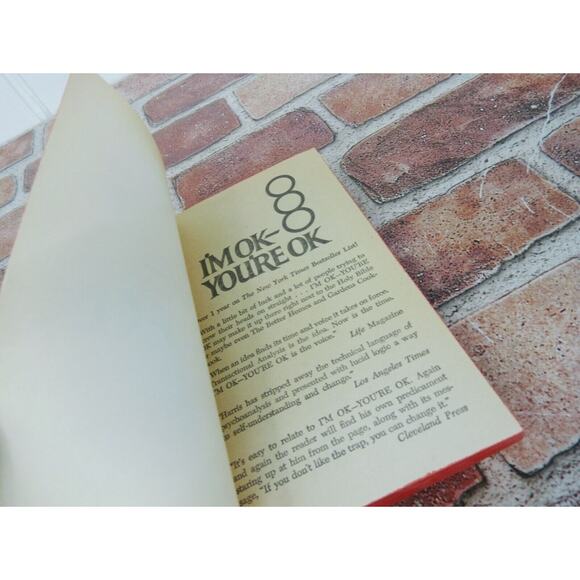 I'M OK, YOU'RE OK by Thomas Anthony Harris 1973 VTG Avon Transactional Analysis‎ - Picture 8 of 9